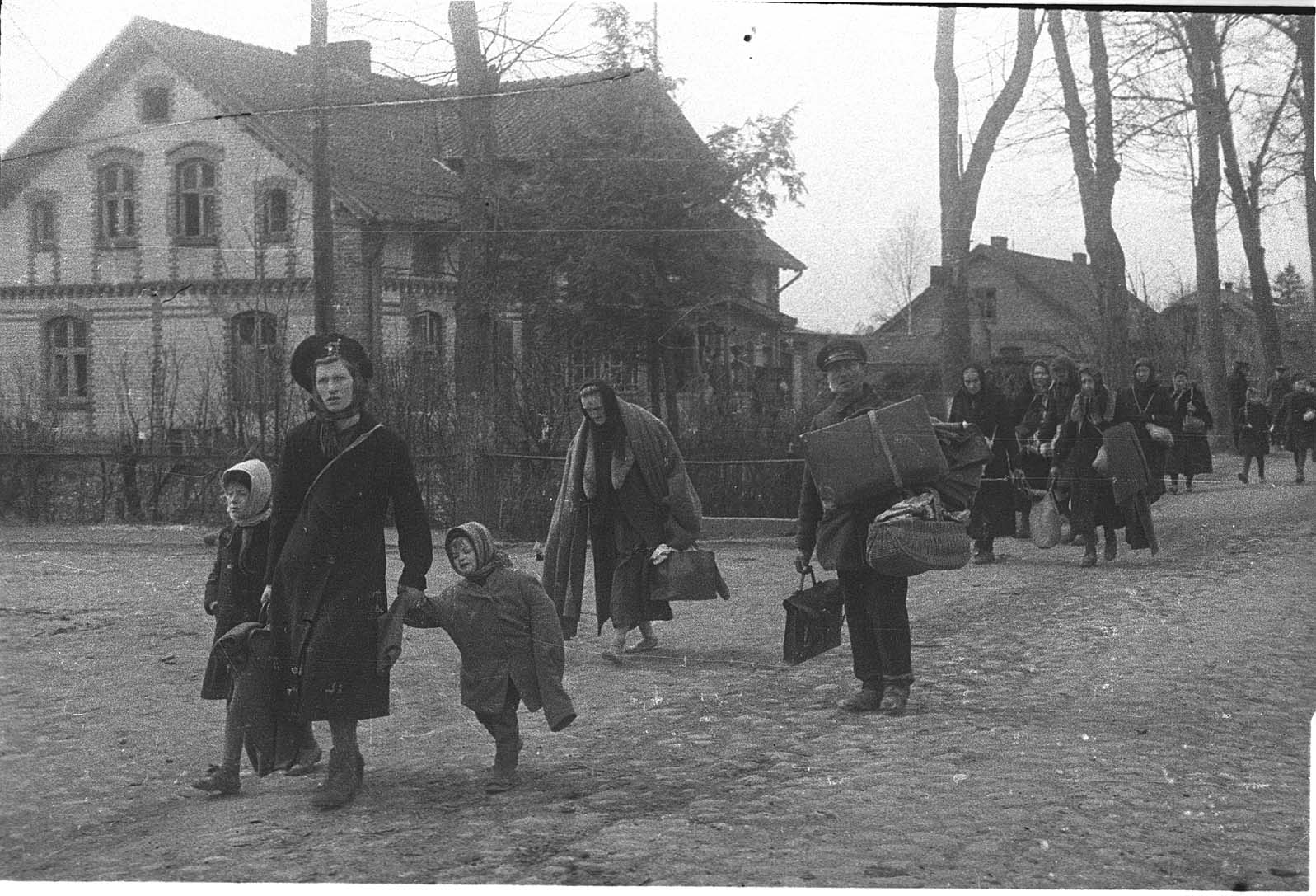 Беженцы из Кенигсберга 1945