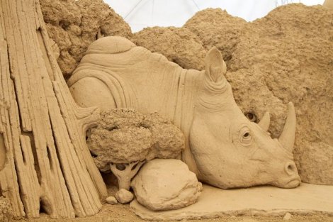 Песчаный музей Тоттори в Японии (34 фото)