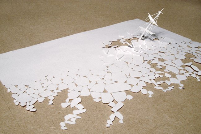 Бумажные скульптуры от Питера Каллезена (20 фото)