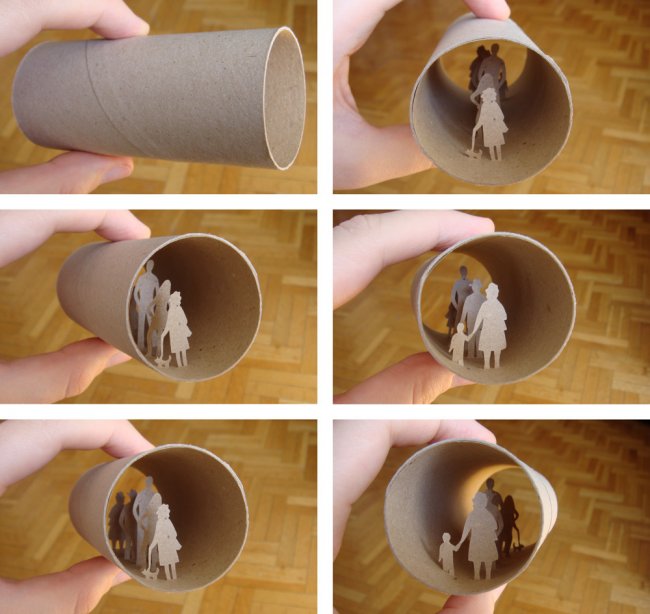 Искусство скульптур из туалетной бумаги (20 фото)