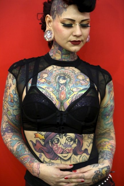 Фестиваль татуировок 2015 в Лондоне (14 фото)
