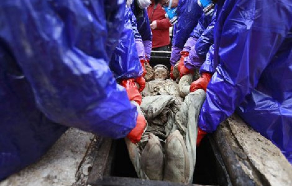 В Китае нашли мумию