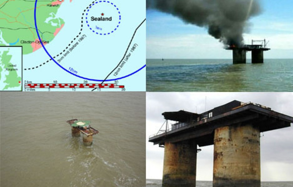Государство, располагающееся на заброшенной военной платформе в море (5 фото)