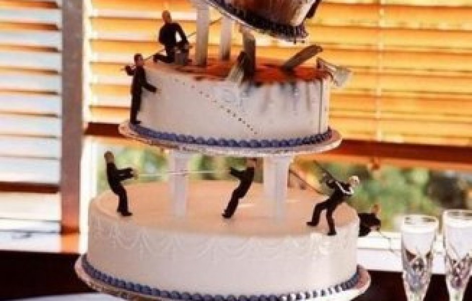 Самые необычные свадебные торты (10 фото)