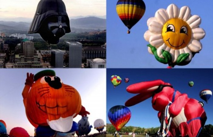Шоу воздушных шаров Warsteiner International Hot Air Balloon Show (31 фото)