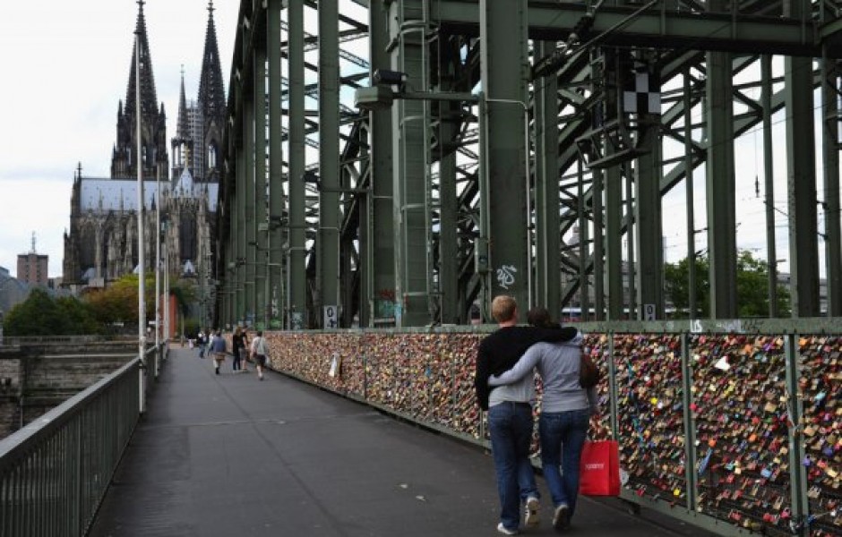 Мост любви в Кельне, Германия (7 фото)