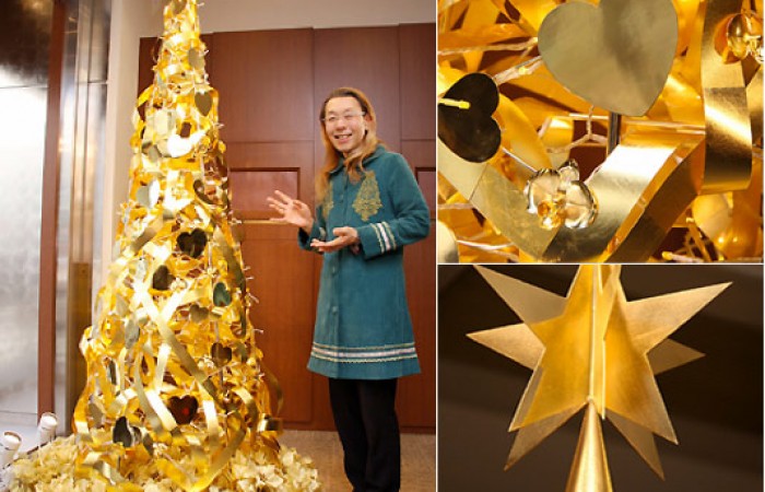 Новогодняя елка из золота за 2 млн долларов