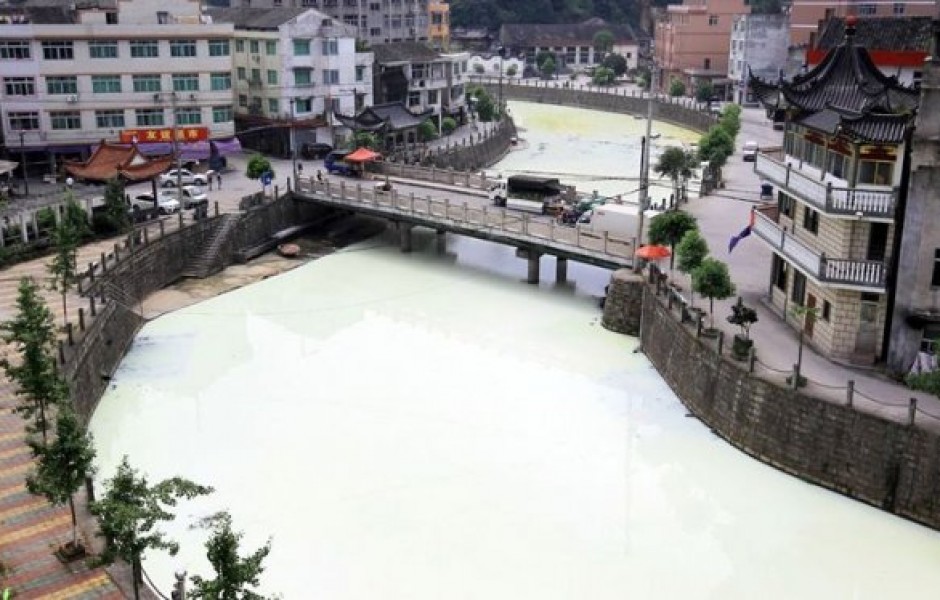 Молочная река в Китае (6 фото)