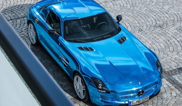 Самый мощный в мире электрокар – Mercedes SLS AMG (15 фото)
