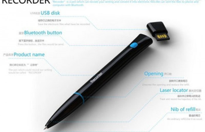 Recorder Pen: ручка, превращающая рукописный текст в печатный