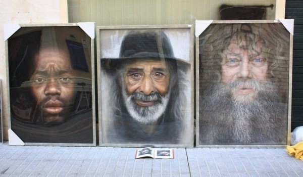 Гиперреалистичные портреты, написанные пастелью Рубеном Беллосо Адорна (9 фото)
