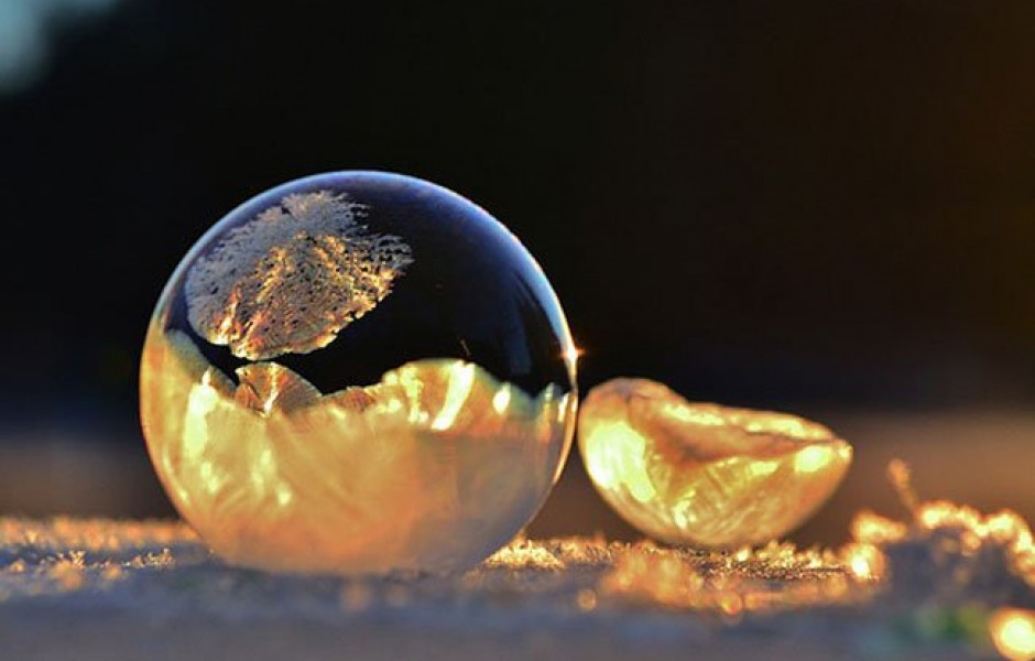 Замерзшие мыльные пузыри от Анжелы Келли (10 фото)