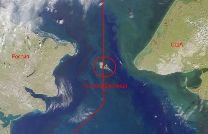 Острова Диомида: граница США и России (6 фото)