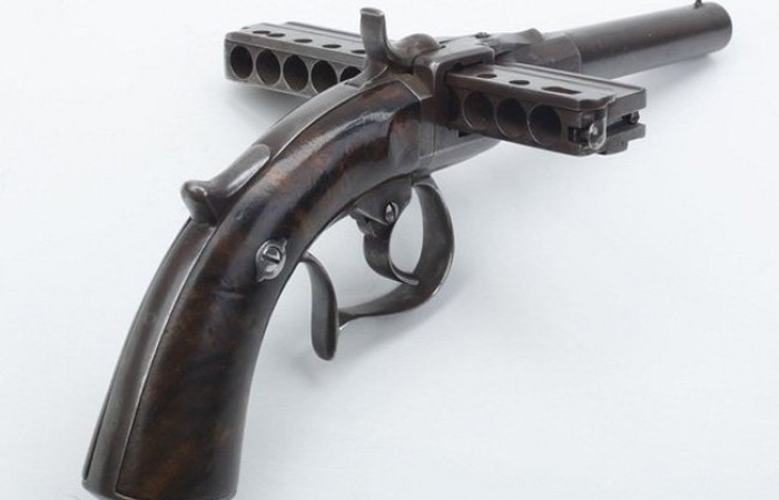 Необычное оружие - Пистолет Гармоника (4 фото)