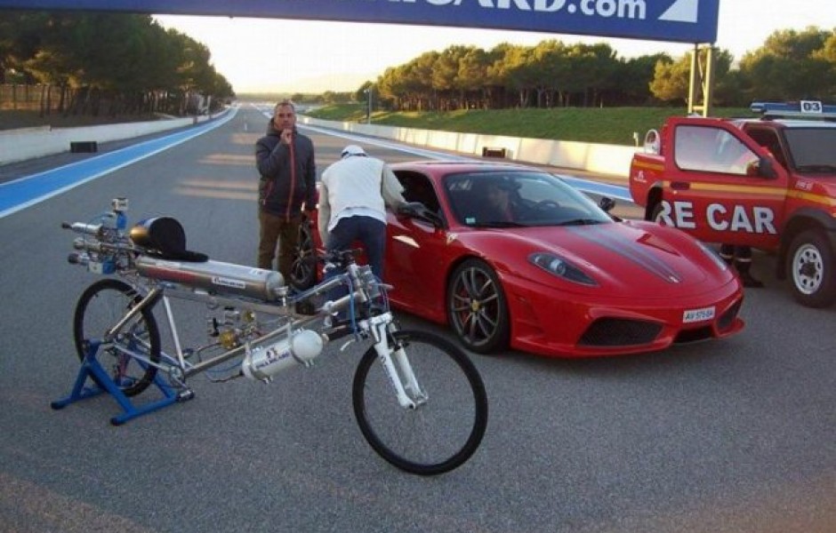 Новый мировой рекорд на велосипеде (10 фото)