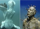 Уникальные скульптуры в морях и океанах (10 фото)