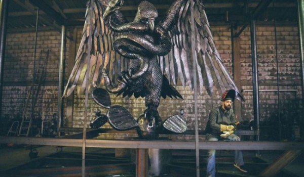 Скульптуры от Дэвида Мадеро из металла (14 фото + 2 видео)