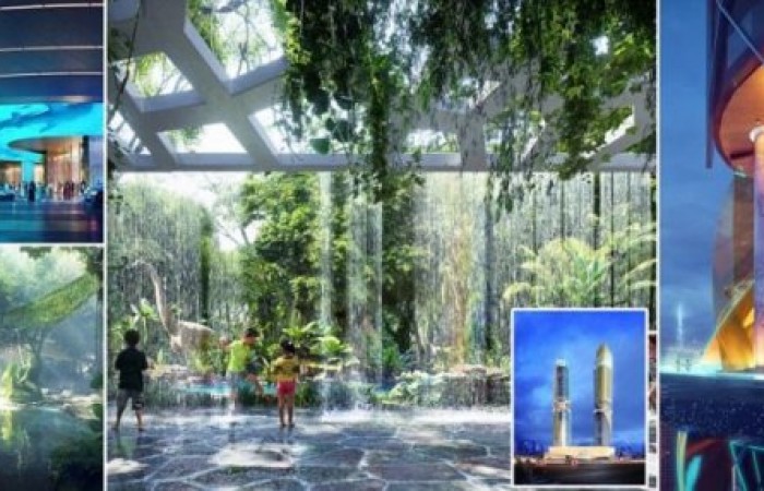 Первый в мире отель с тропическим лесом откроется в Дубае (9 фото)