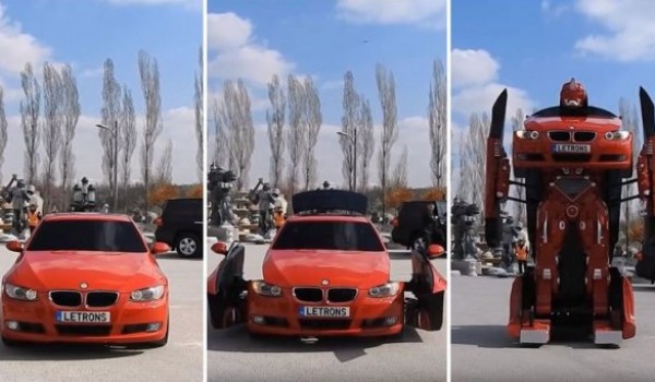 В Турции создан трансформер на основе автомобиля BMW (8 фото + видео)
