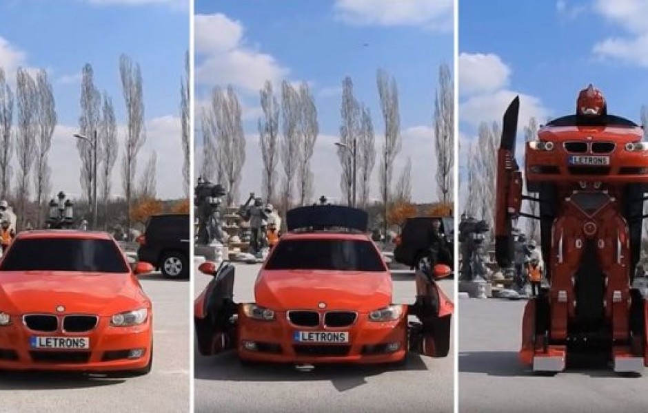 В Турции создан трансформер на основе автомобиля BMW (8 фото + видео)