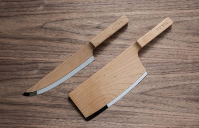 Супер удобные кухонные ножи из дерева