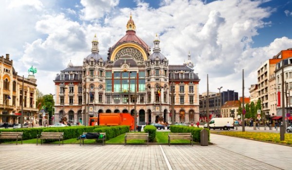 Центральная станция Антверпена (4 фото)