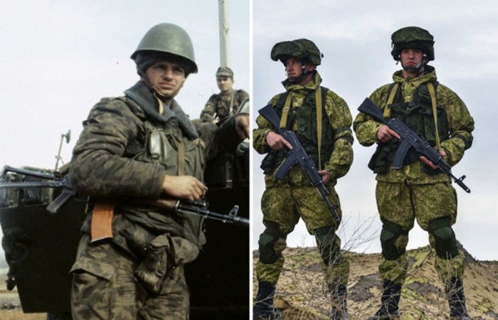 Армия России сегодня и 10 лет назад