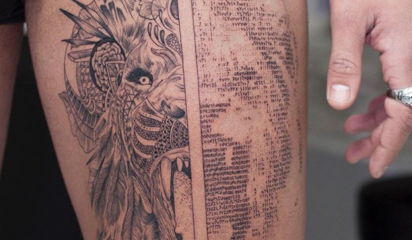 ASCII-татуировки от Андреаса Вронтиса (19 фото)