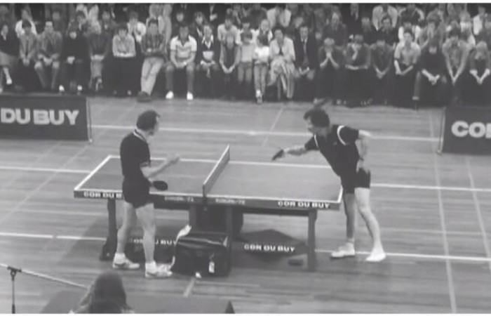 Один из самых веселых матчей в истории настольного тенниса (видео дня)