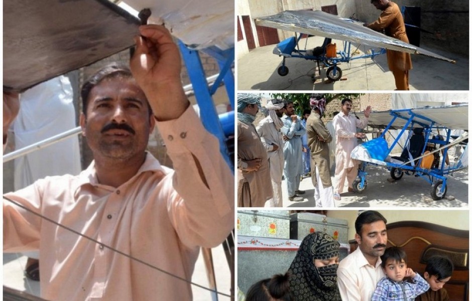 Пакистанский продавец попкорна построил самолет за $600