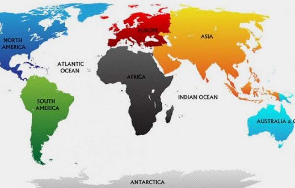 Самые невероятные факты о континентах