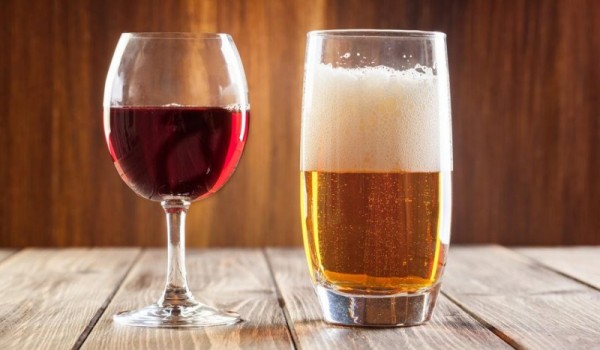 Что полезнее и вреднее пиво или вино?