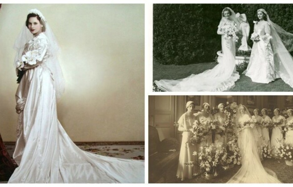 Невесты 1930-х годов в свадебных образах (41 фото)