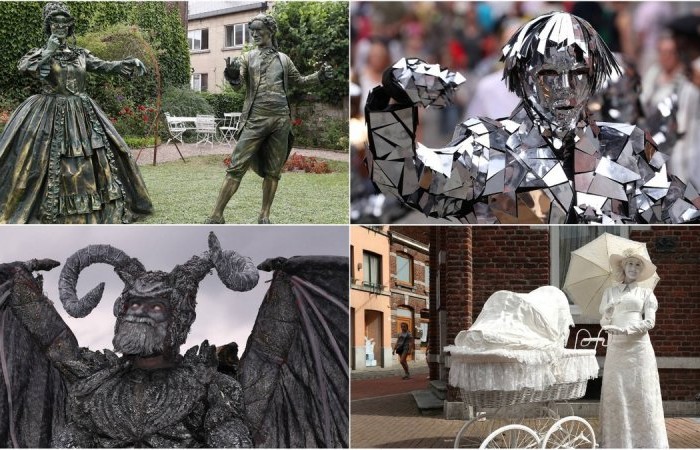Живые статуи в Бельгии (33 фото)