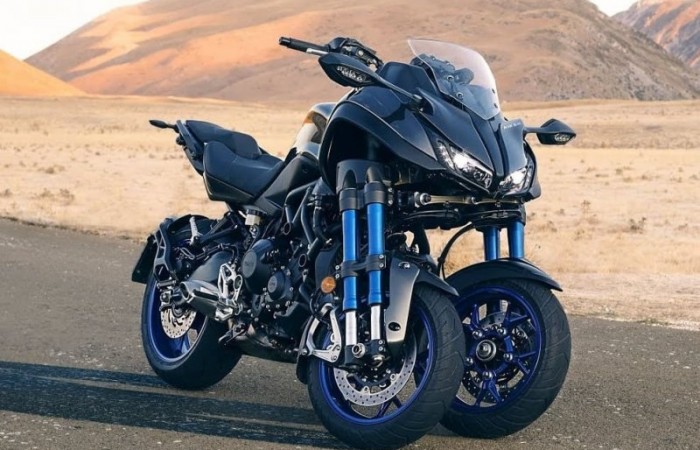 Yamaha Niken — байк со спаренным передним колесом (9 фото)