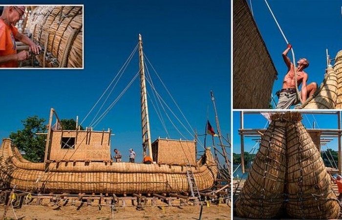 Искатели приключений отправятся на тростниковой лодке по маршруту древних египтян (13 фото)