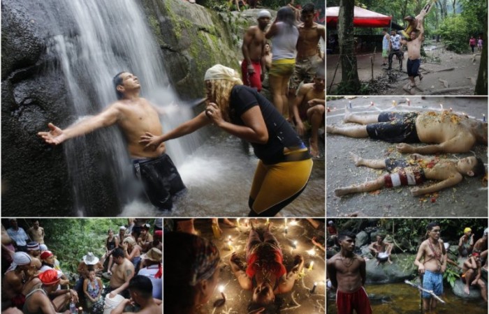 Венесуэльцы просят сил и исцеления у мифической богини (20 фото)