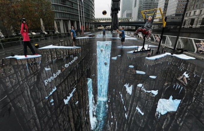 Установлен мировой рекорд по самому большому уличному 3D-рисунку в мире (18 фото)
