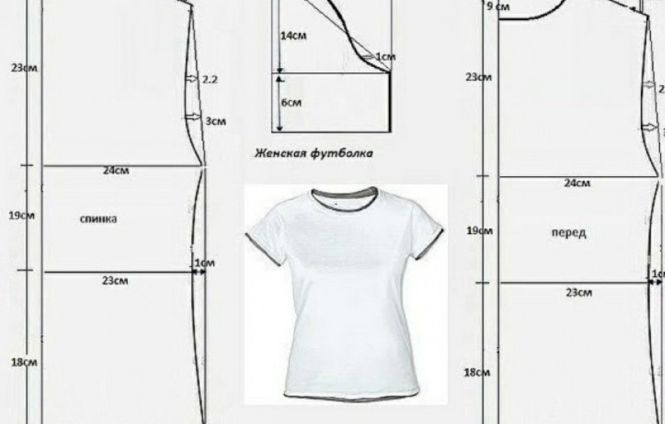 Как пошить футболку: описание процесса