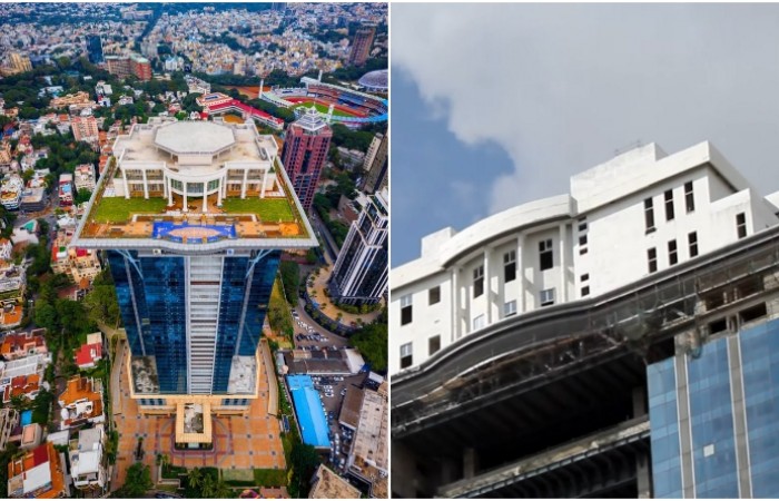 Индийский олигарх построил особняк на крыше небоскреба