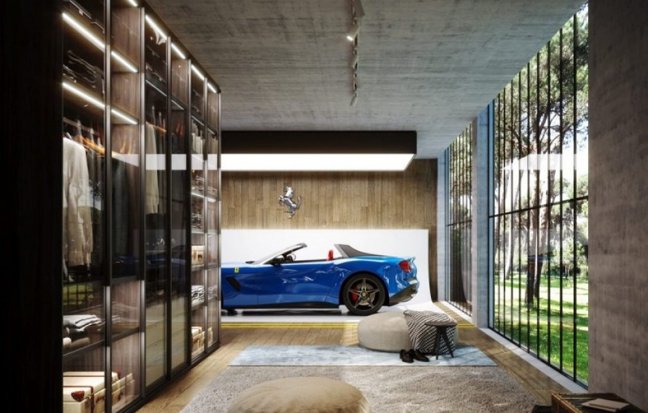Дизайнерская фирма за 45 000 долларов превращает особняки в шоурумы для суперкаров (10 фото)