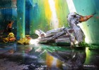 Потрясающий стрит-арт из мусора (18 фото)