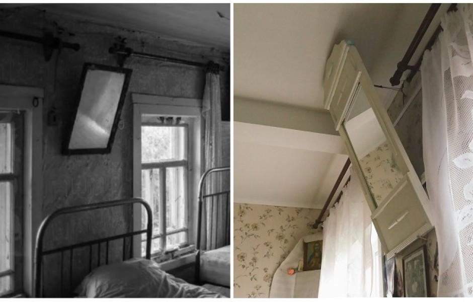 Почему в СССР зеркала, картины и фотографии вешали под углом и под самый потолок