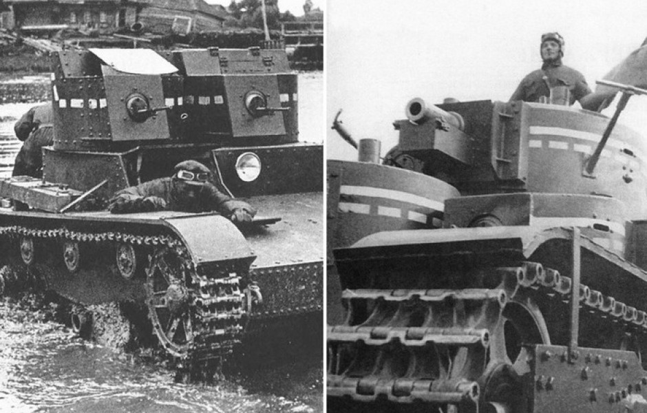 Для чего были нужны красные, белые, черные линии на советских танках
