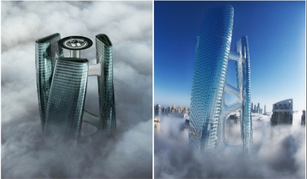 В Дубае появится небоскреб в виде спирали, вращающийся вместе с ветром