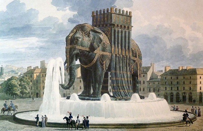 Куда исчез гигантский слон Бастилии, cозданный по приказу Наполеона