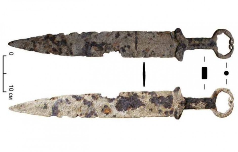 Уникальный меч железного века нашли в пункте приема металлолома в Сибири