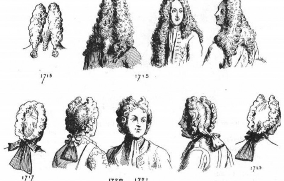 Зачем европейские мужчины в XVIII веке носили огромные парики и пудрили лицо? (5 фото)