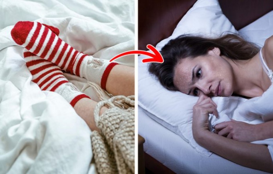 Что может произойти, если вы спите в носках