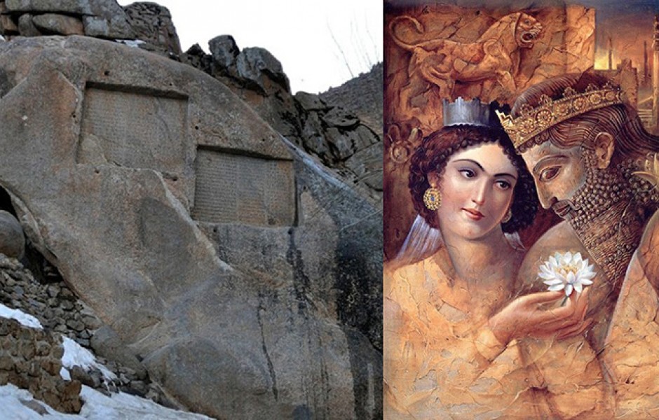 Что зашифровали древнеперсидские цари в двух табличках на скале